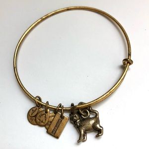 Alex and Ani - Gold Cat Bangle